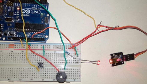 laser light security system